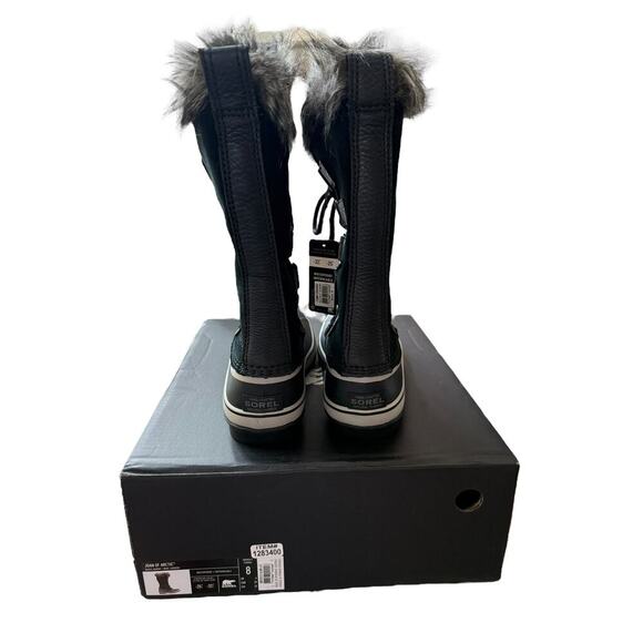NWT Sorel Women's Black/Quarry Joan of Arctic Boot Size 8 - Picture 7 of 12